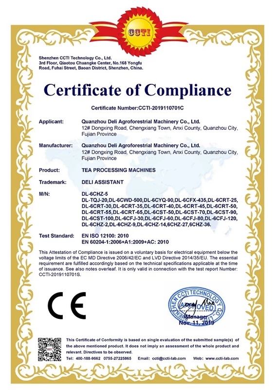 CE Certificate